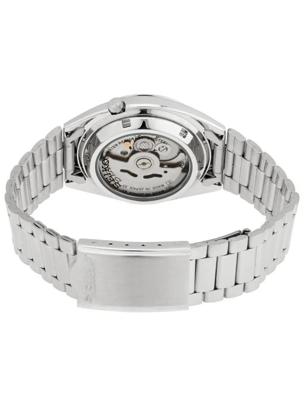NWT Seiko Series 5 Automatic Black Dial Men's Watch